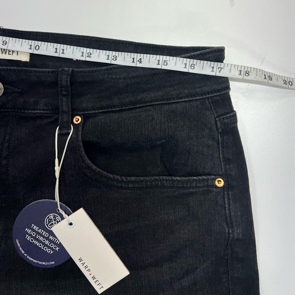 Warp + Weft ORD Chicago Straight Jean Asphalt Black Men’s 35 x 30 NEW With Tags - Picture 7 of 16